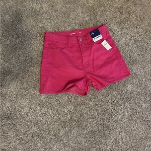 Old Navy Women's High Waist Fuchsia Shorts